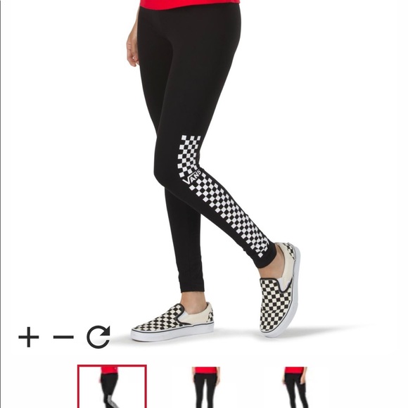 Black VANS women’s leggings / size XS - Picture 3 of 4